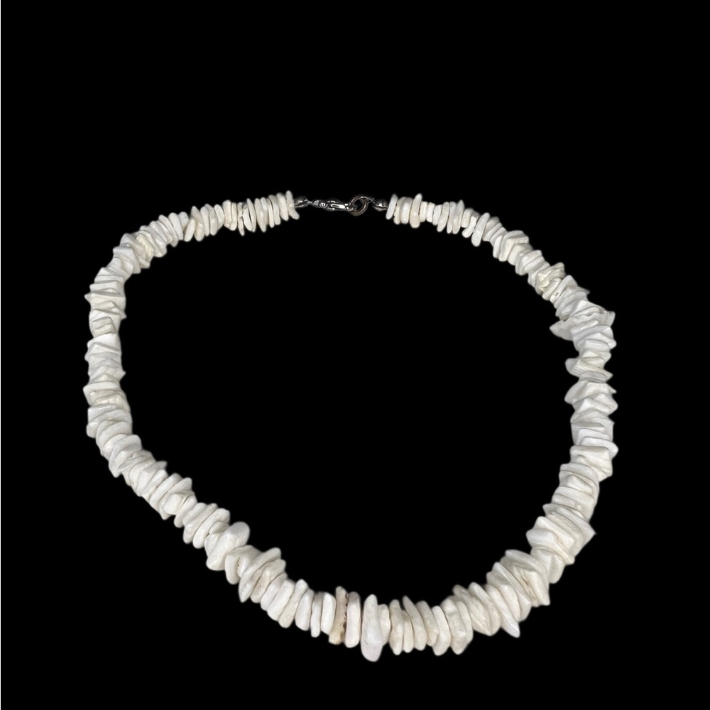 Puka White Shell Necklace